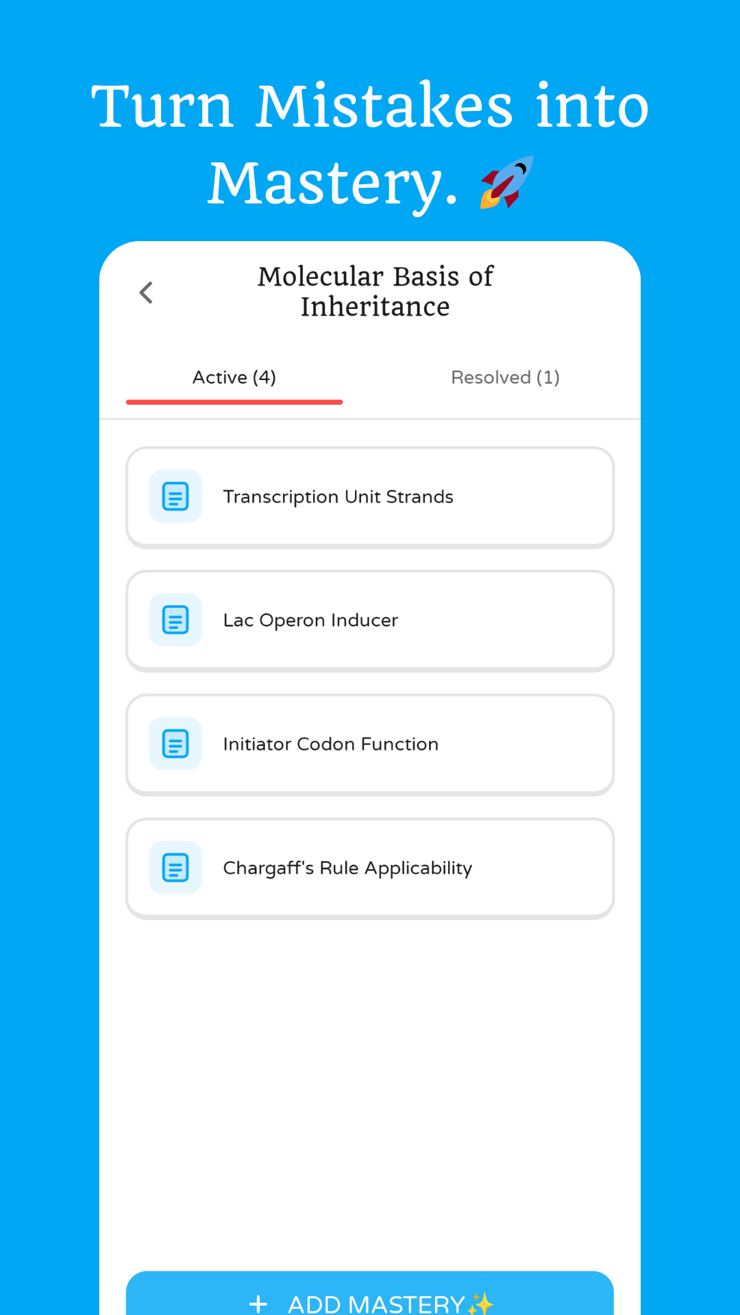 Mastery Book screenshot 3